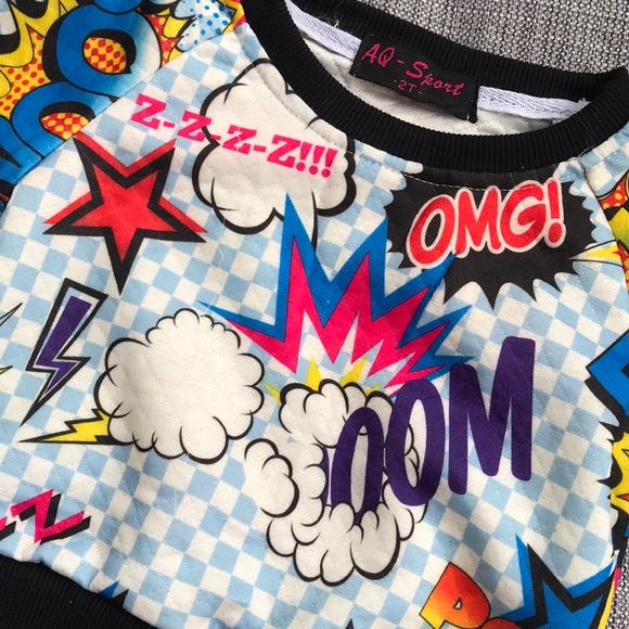 Baby boy AQ Sport Comic Sweatshirt - Picture 2 of 2